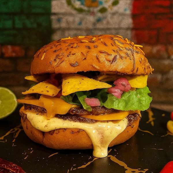 Hamburguesa Japys con queso derretido